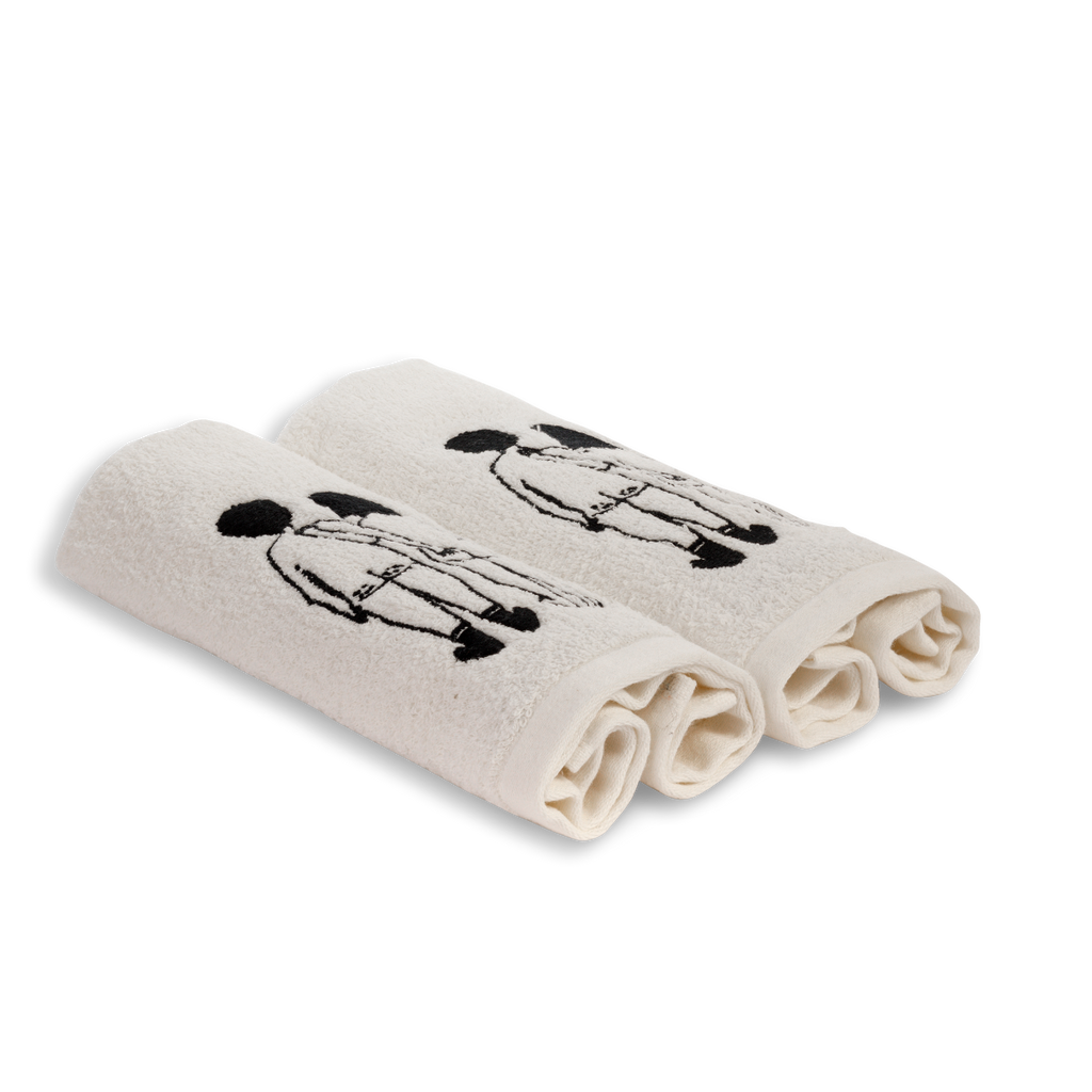 kitchen towel naked couple back