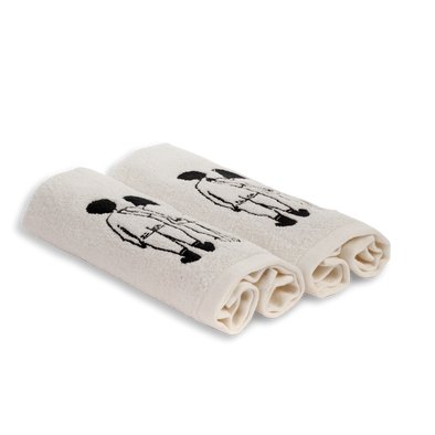 Gastendoek naked couple back (set van 2) - helen b