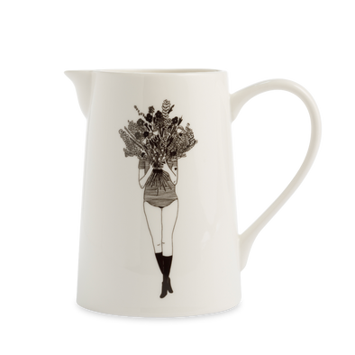 jug big flower girl