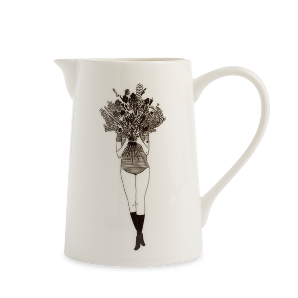 jug big flower girl