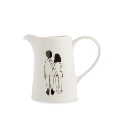 jug small naked couple back