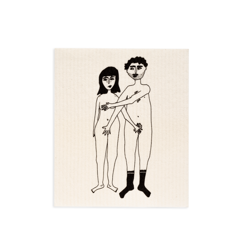 sponsdoek naked couple