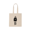 tote bag barcode girl