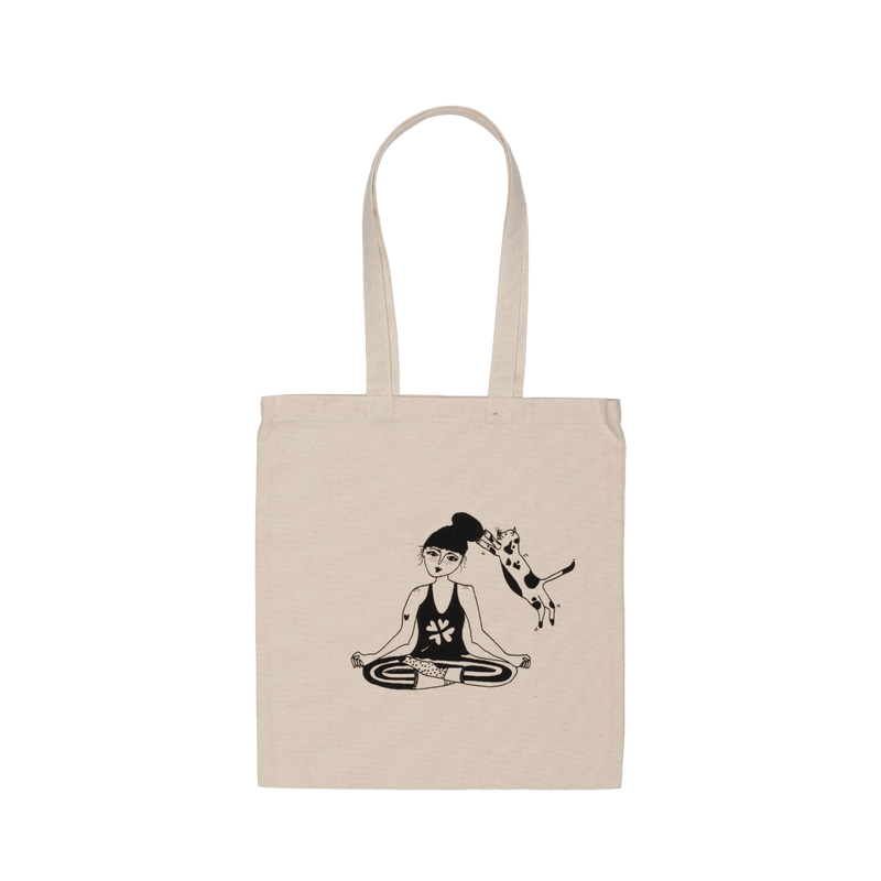 tote bag helen b zen with cats