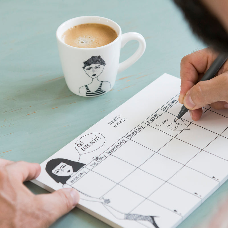 weekplanner A4 pin up
