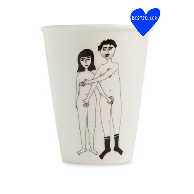 cup naked couple