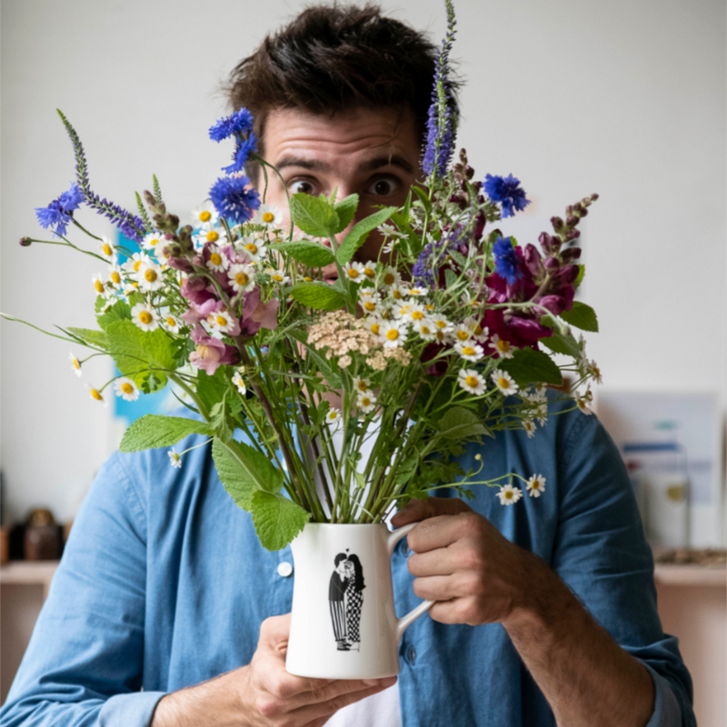 porseleinen kan klein