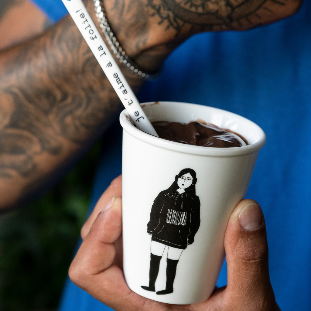 koffiebeker helen b - barcode girl