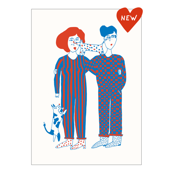 poster riso matching couple A3