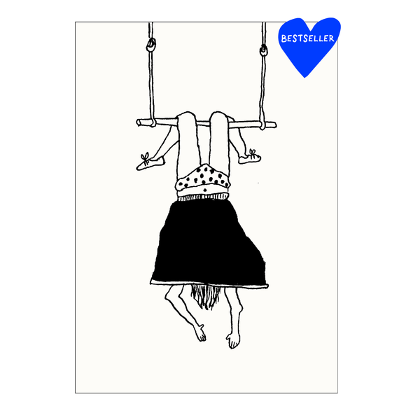 poster trapeze girl A3