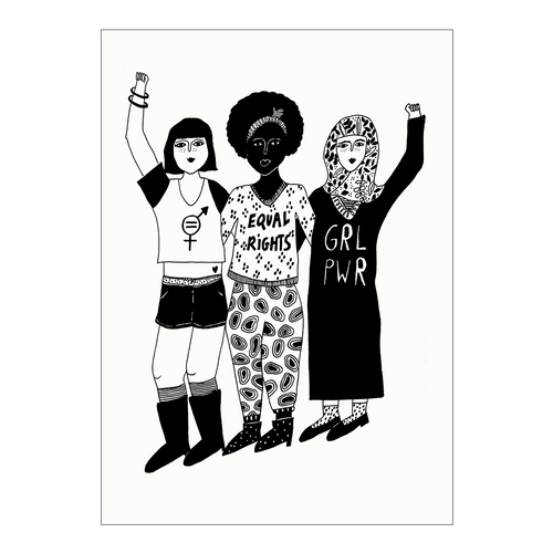 postkaart female power