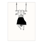 postkaart trapeze girl