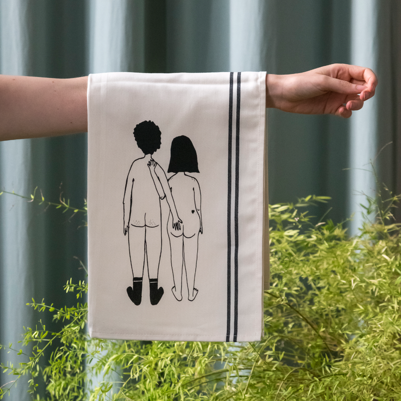 theedoek naked couple back